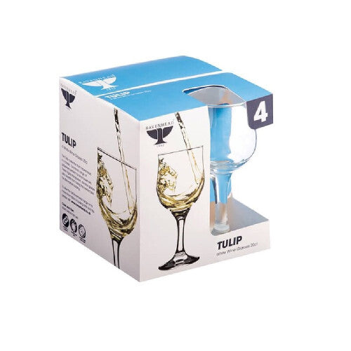 Rayware Tulip White Wine Glasses (Set Of 4) - Truly Yours