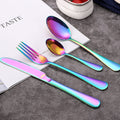 (Rainbow) 32pcs Cutlery Sets Fork for Dining - Truly Yours