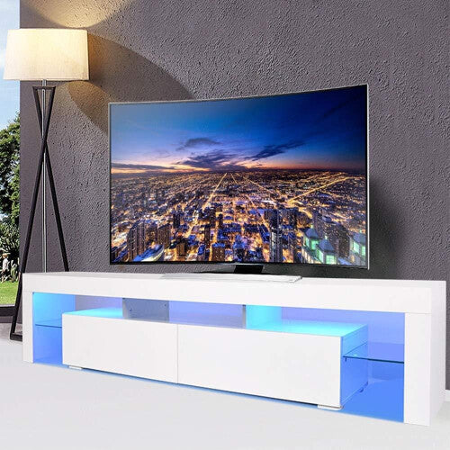 White) Hampton & Stewart 16 RGB LED Tv Unit 160 cm