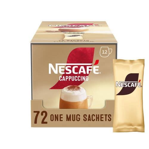 NESCAFÉ Cappuccino Instant Coffee Sachets - 72 x 15.5g - Truly Yours