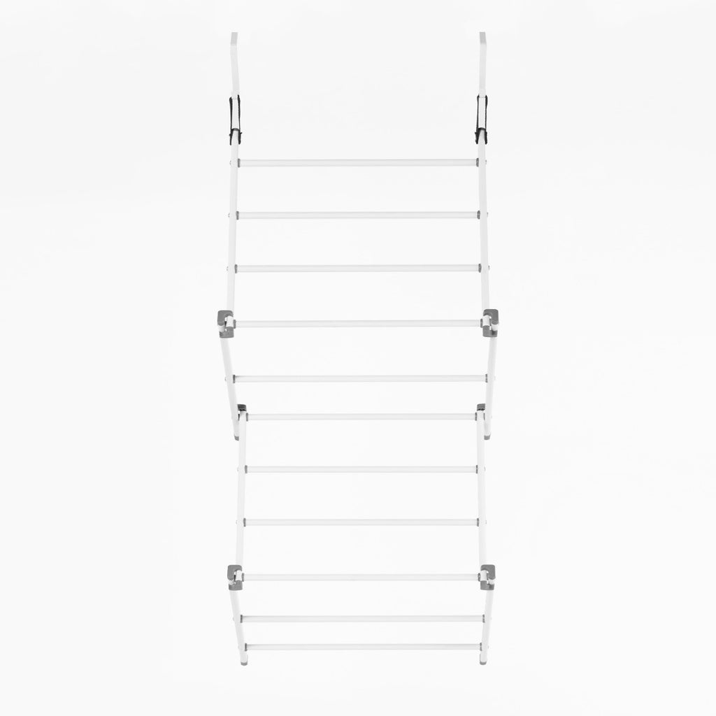 5m Over Door Concertina Airer - White - Truly Yours