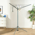 3 Arm Steel Rotary Airer With Tripod - Grey - Truly Yours