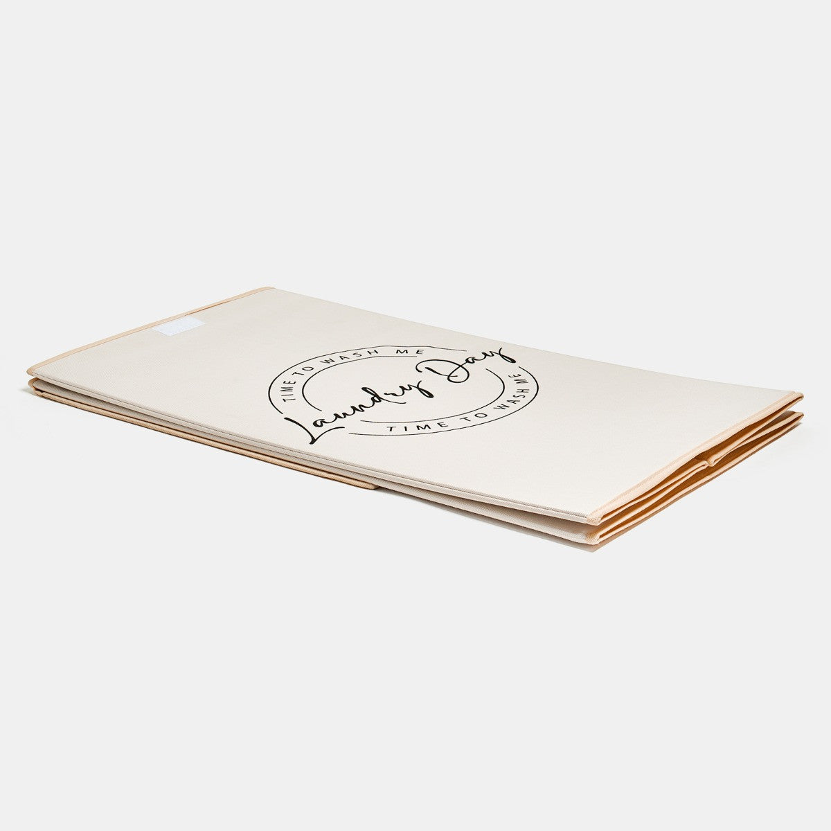 Slogan Laundry Basket - Beige - Truly Yours