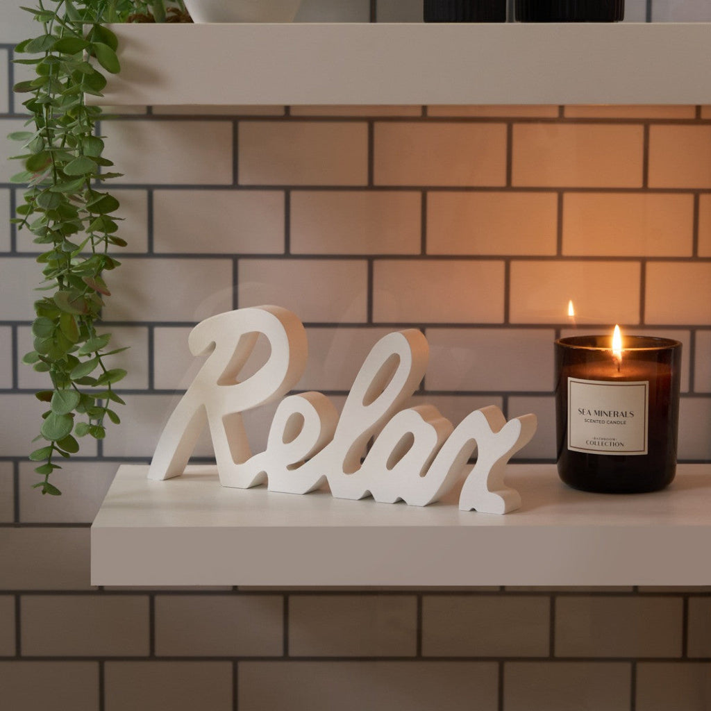 Relax Ornament - White Ornament