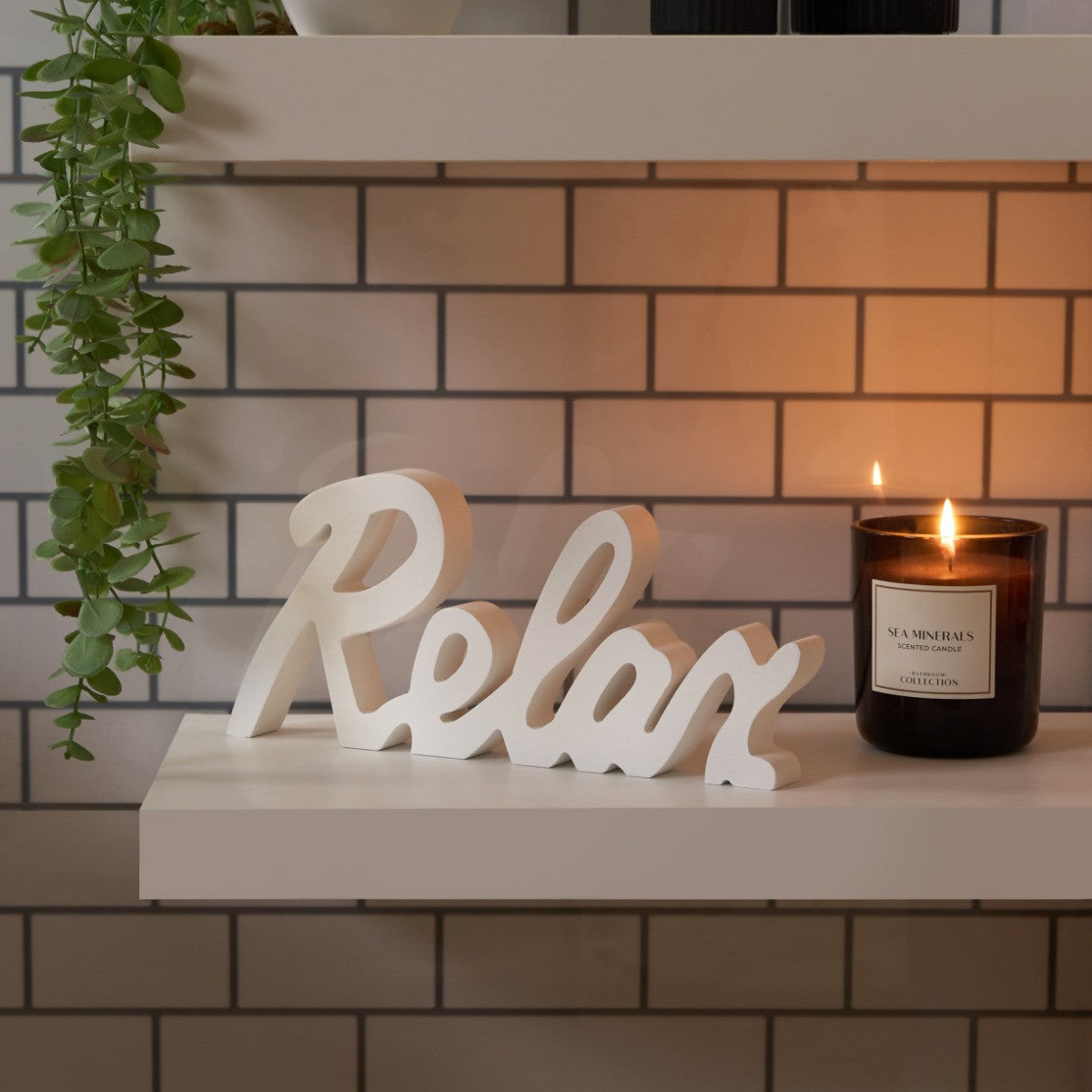 Relax Ornament - White Ornament