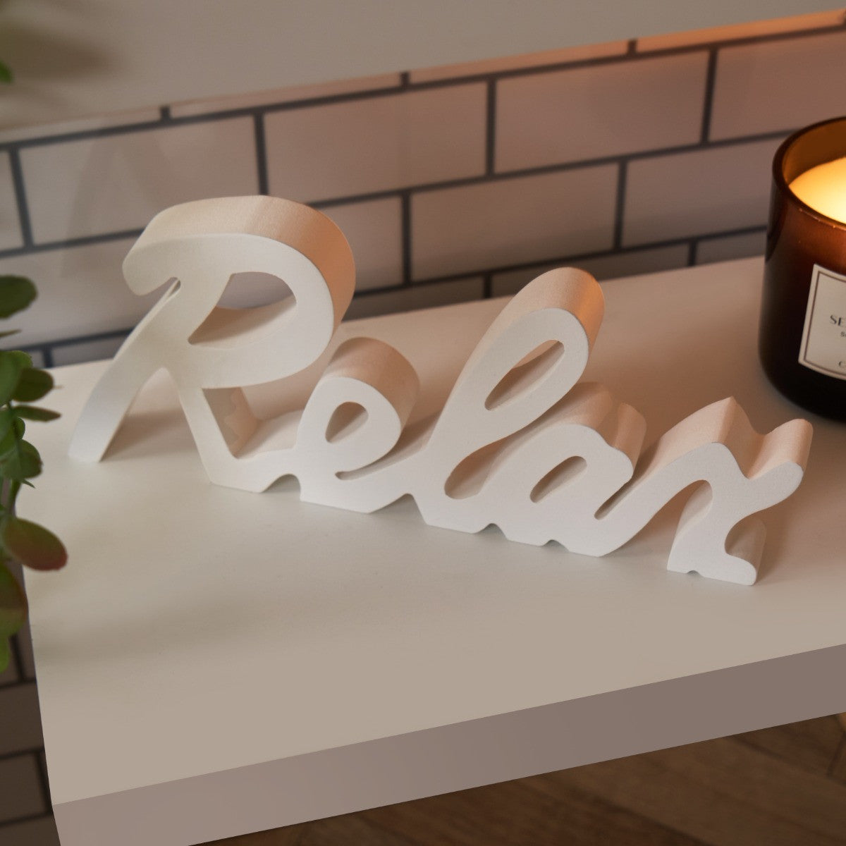 Relax Ornament - White Ornament