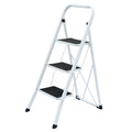 Foldable 3 Step Stepladder Non Slip Tread Ladder