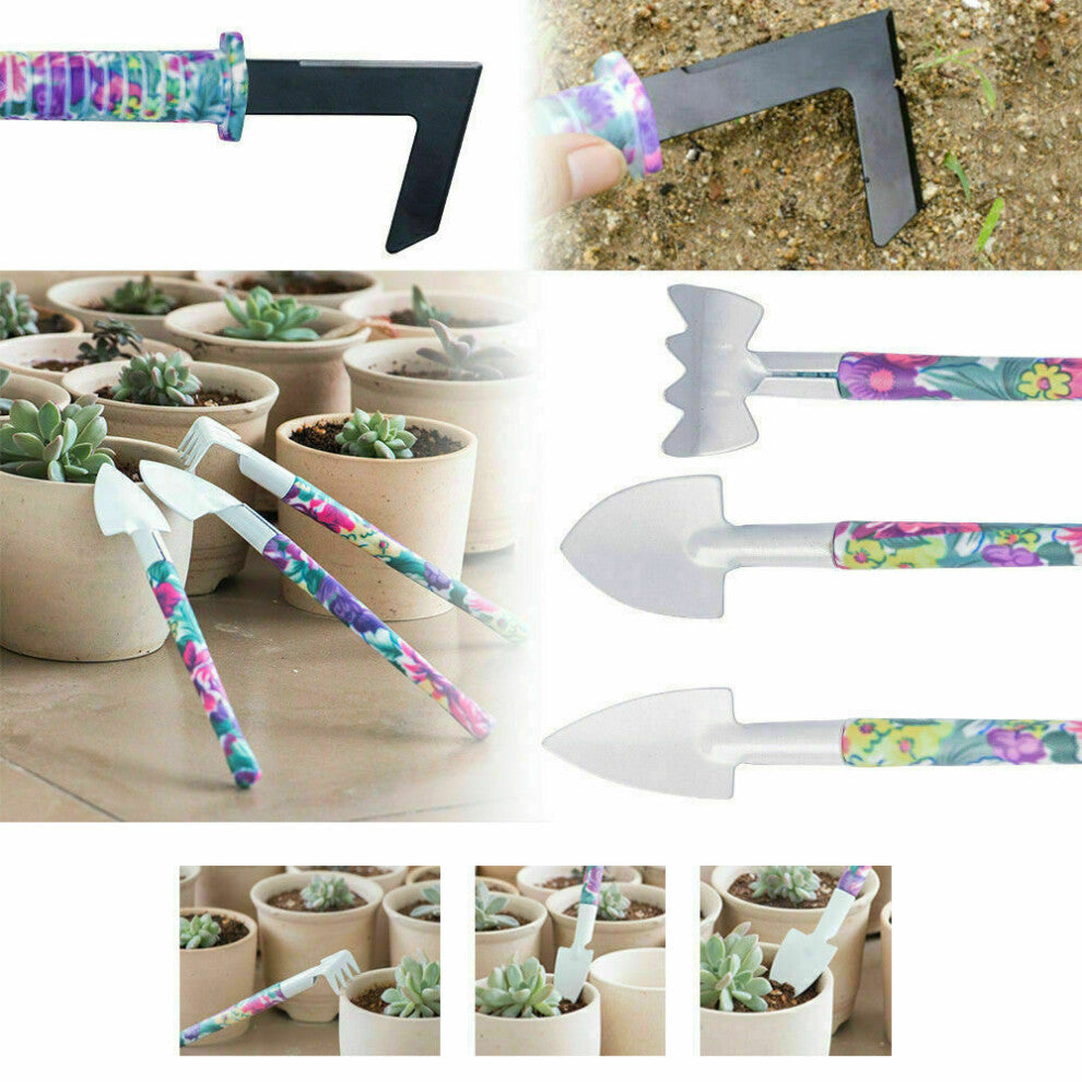 10 Piece Floral Garden Tool Set – Complete Gardening Kit with Storage Case - Truly Yours