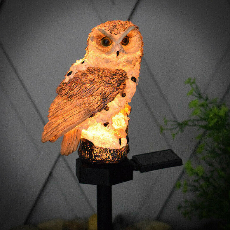 Solar Powered Owl Garden Stake Light - Truly Yours