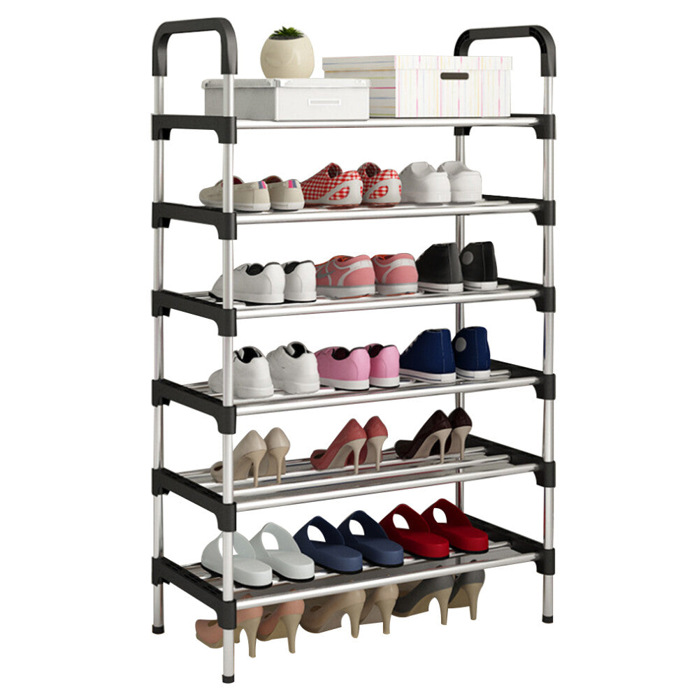 6 Tier) Floor Standing Shoe Rack Storage Shelf Organizer - Truly Yours