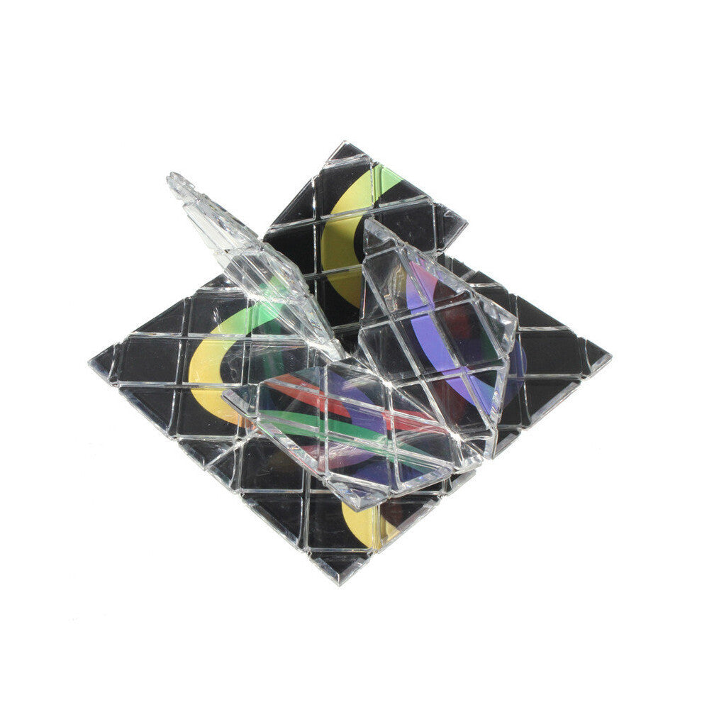 LingAo 8 Panel 3 Ring Black Magic Folding Puzzle Cube. - Truly Yours