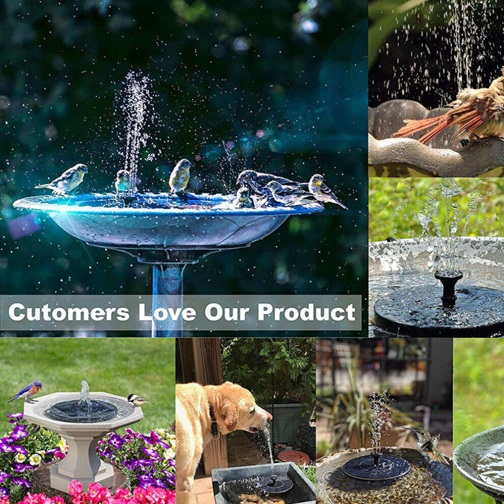 Floating Solar Fountain Pump for Garden, Pool & Pond