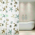 Shower Curtain Mould & Mildew Resistant 12 Hook