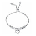 Adjustable Heart Charm Bracelet - Truly Yours