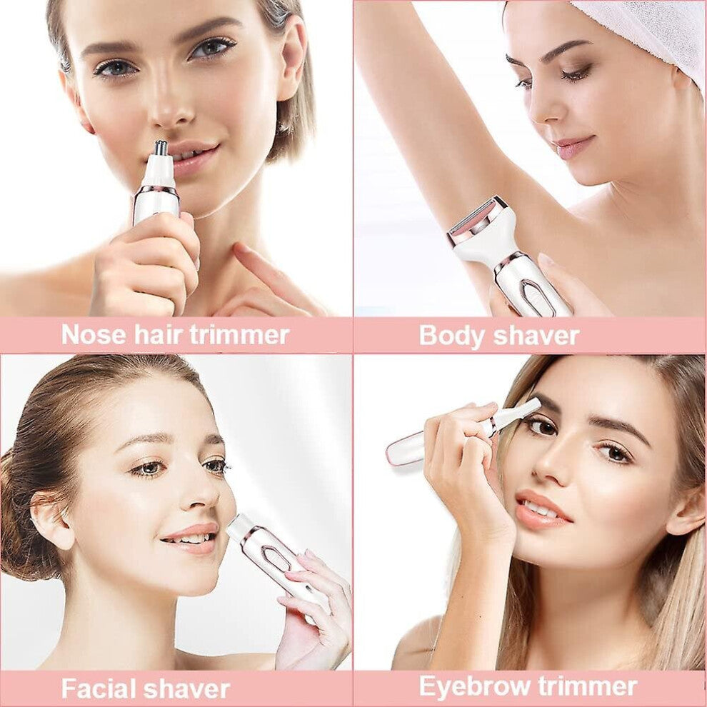 In 1 Electric Ladies Shaver Usb Rechargeable Waterproof Ladies Shaver