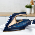 Tower T22008BLG CeraGlide 2400W Cord Steam Iron Blue and Gold