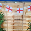 England Flag Bunting 12ft 8 Fabric Flags Party Decoration - Truly Yours