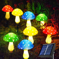 Colorful 8-Pack Solar Mushroom Garden Lights Coloured Garden lights
