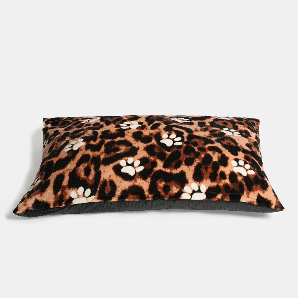 Leopard Paw Print Pet Bed - Natural Pet bed