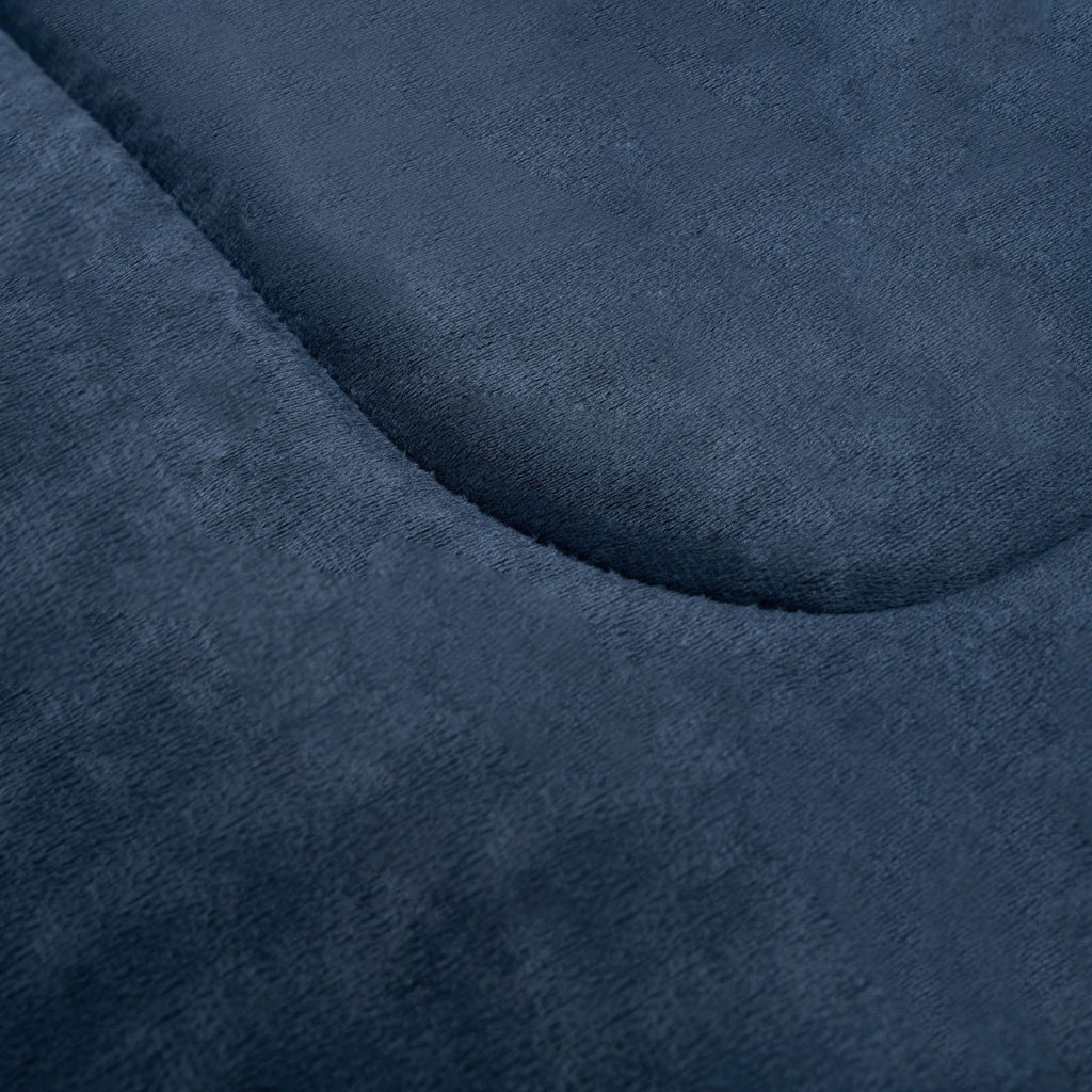 Sherpa Soft Quilted Pet Blanket - Navy - Truly Yours
