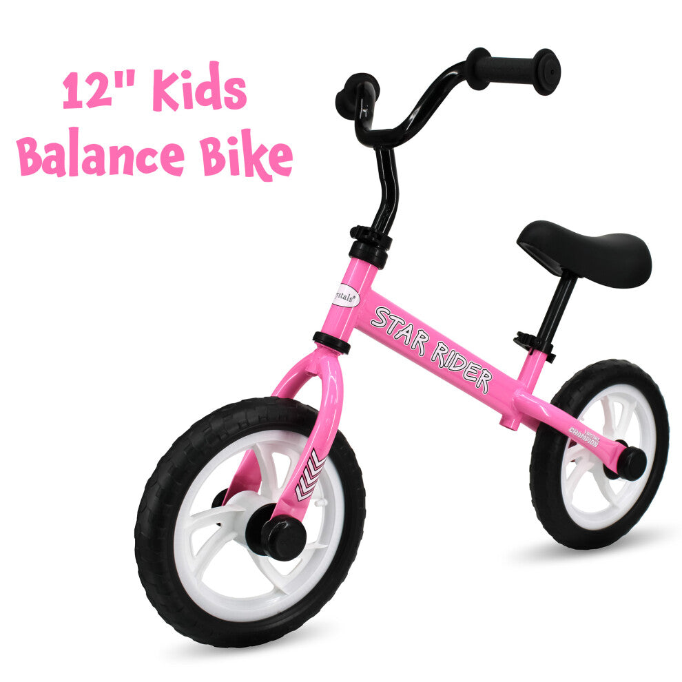 12" Kids Balance Bike Walking Running Training Bicycle For 2-6 Years - Truly Yours
