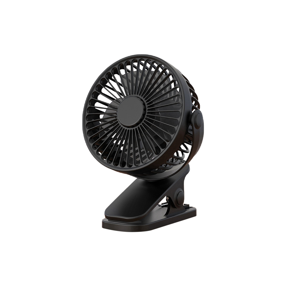 Portable USB Rechargeable Clip-On Desk Fan