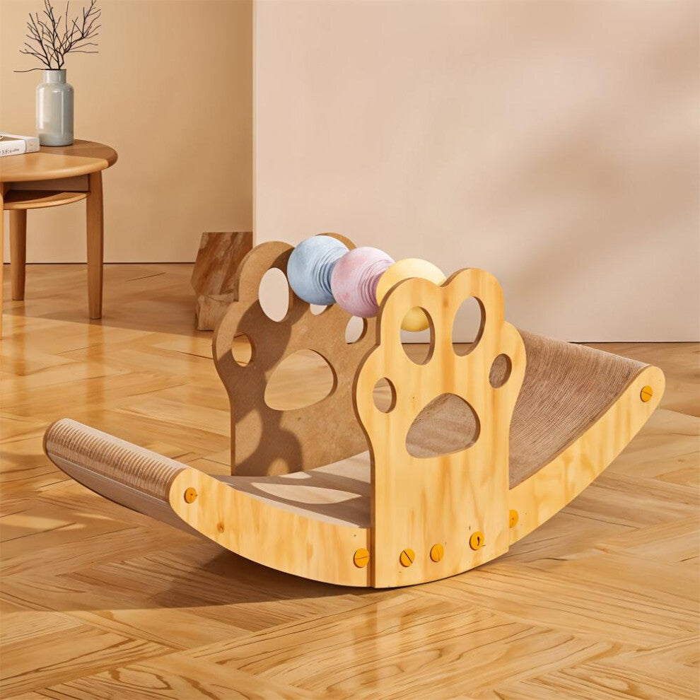 3 In 1 Cat Rocking Bed Scratching Chair