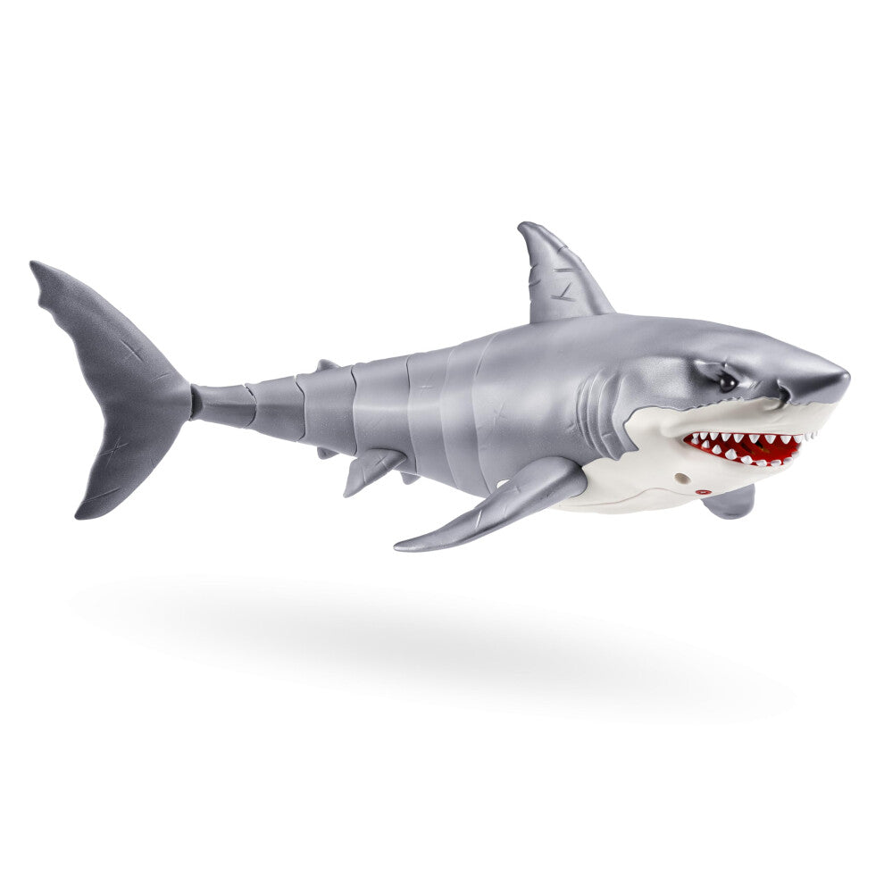 Robo Alive Great White Shark Toy – Lights Up & Swims