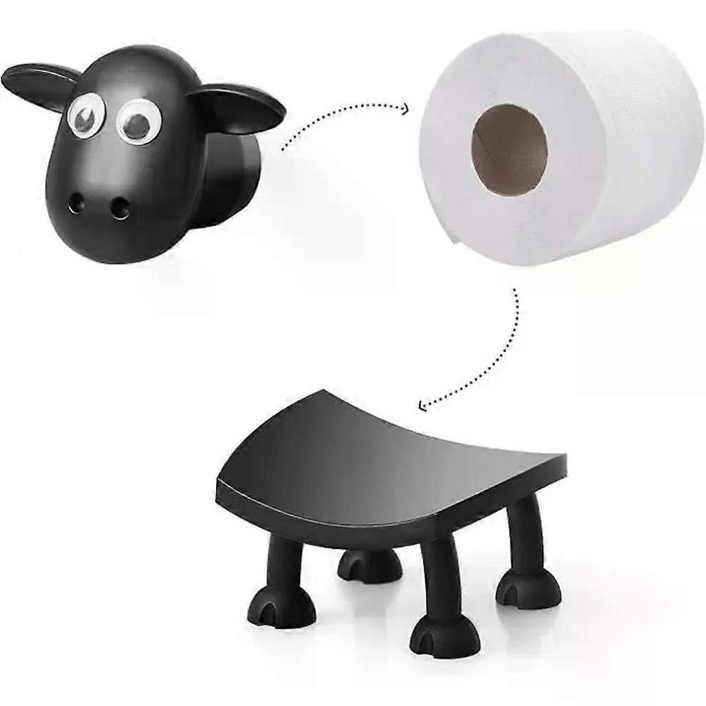 Cute Sheep Toilet Roll Holder Set (Pack of 3)