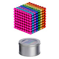 512PCS Rainbow Magnetic Balls Puzzle Set – 3mm Stress Relief Desk Toy