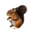 Cute Realistic Squirrel Plush Toy – 21cm Soft Stuffed Animal