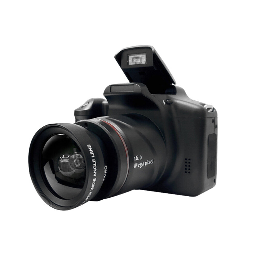 48MP Digital Camera with 16x Zoom Lens, Flip-Up Flash & HD Video Recording