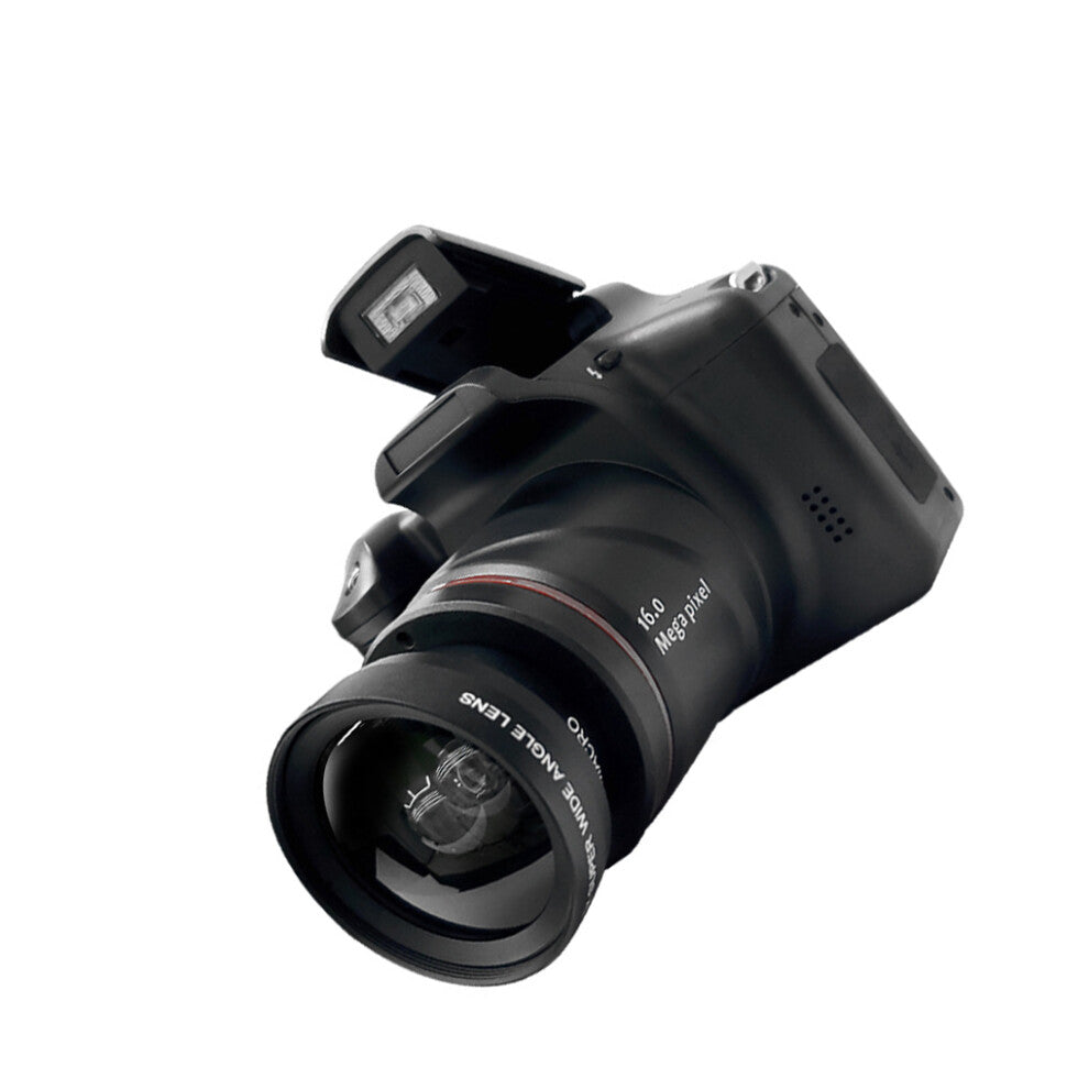 48MP Digital Camera with 16x Zoom Lens, Flip-Up Flash & HD Video Recording