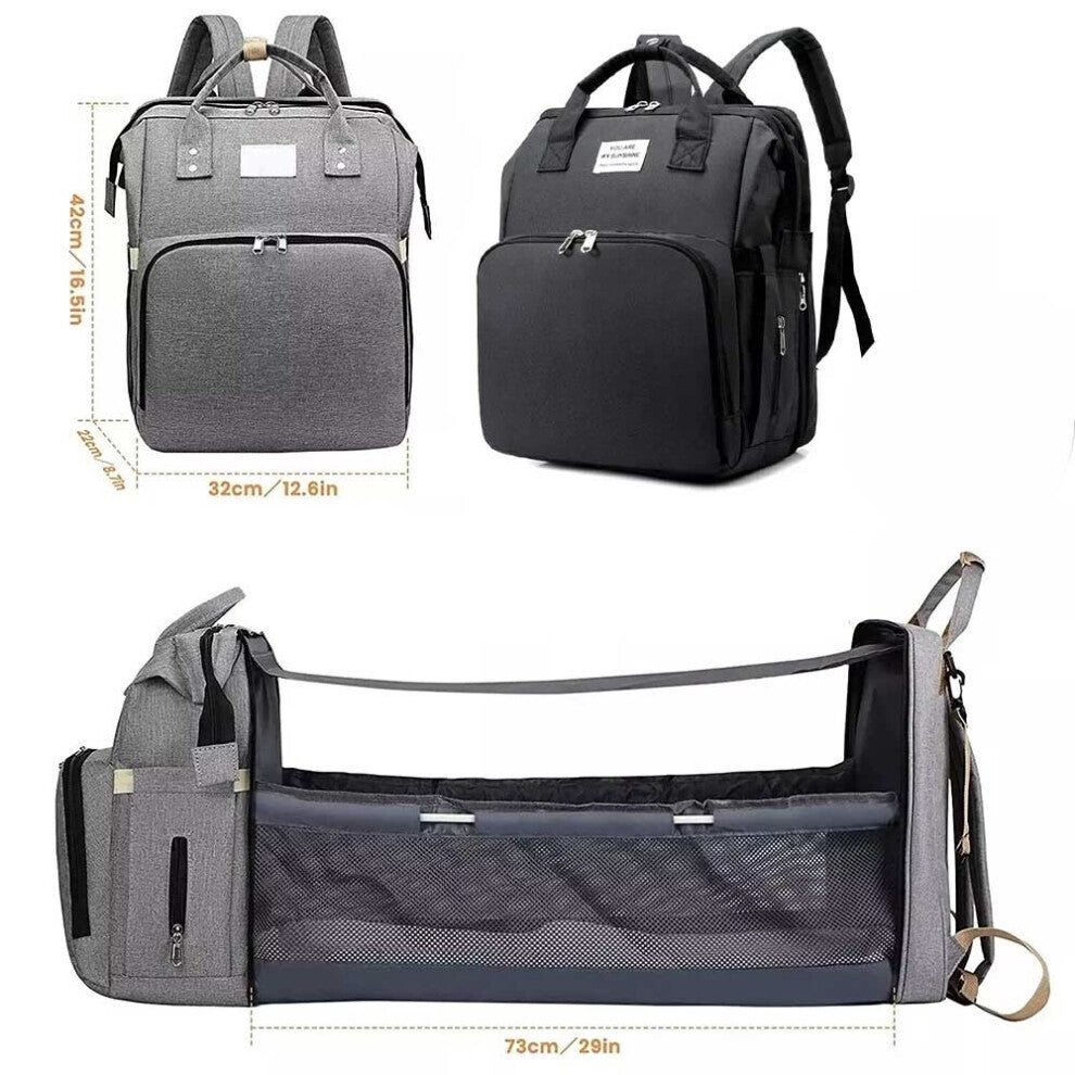 3-in-1 Baby Diaper Bag Backpack with Changing Station Mommy Travel Bag - Truly Yours