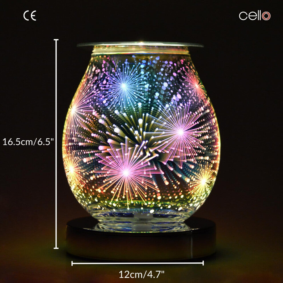 3D Firework Aroma Wax Melt Burner Lamp - Truly Yours