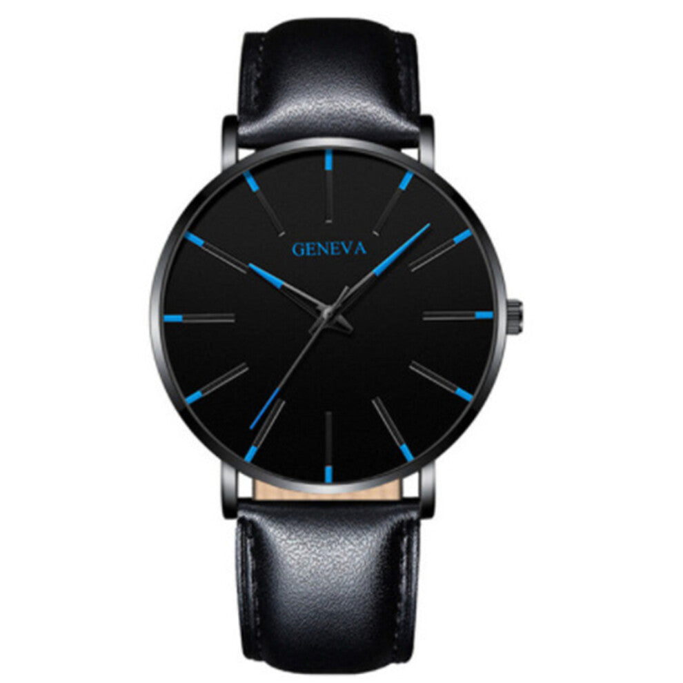 Geneva Midnight Blue Accent Watch