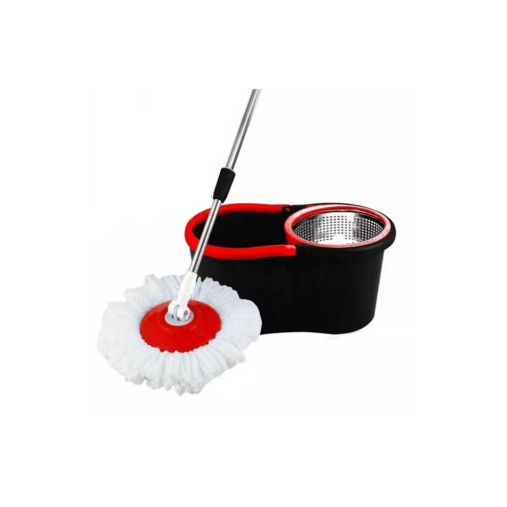 360° Magic Spin Mop & Bucket Set with 2 Microfibre Mop Heads