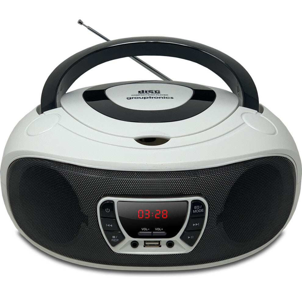 Grouptronics GTCDR-501 CD Boombox with Radio, USB, MP3 & AUX