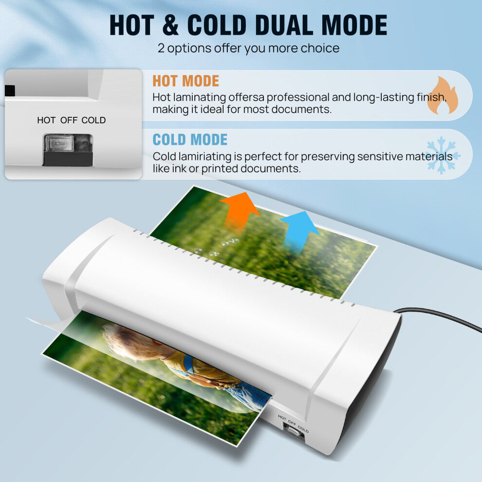 A4 Laminator Machine – Hot & Cold, Anti-Jam