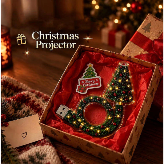 Christmas Tree USB LED Ceiling Projector Light