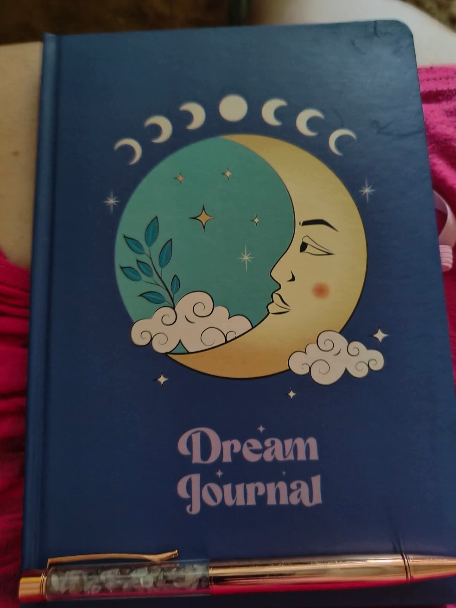 The Moon Dream Journal with Amethyst Pen