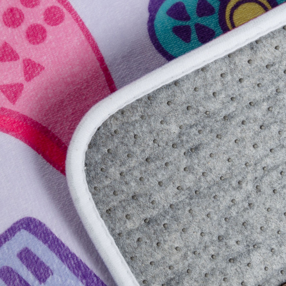 Kids Washable Supersoft Gaming Rug - Lilac - Truly Yours