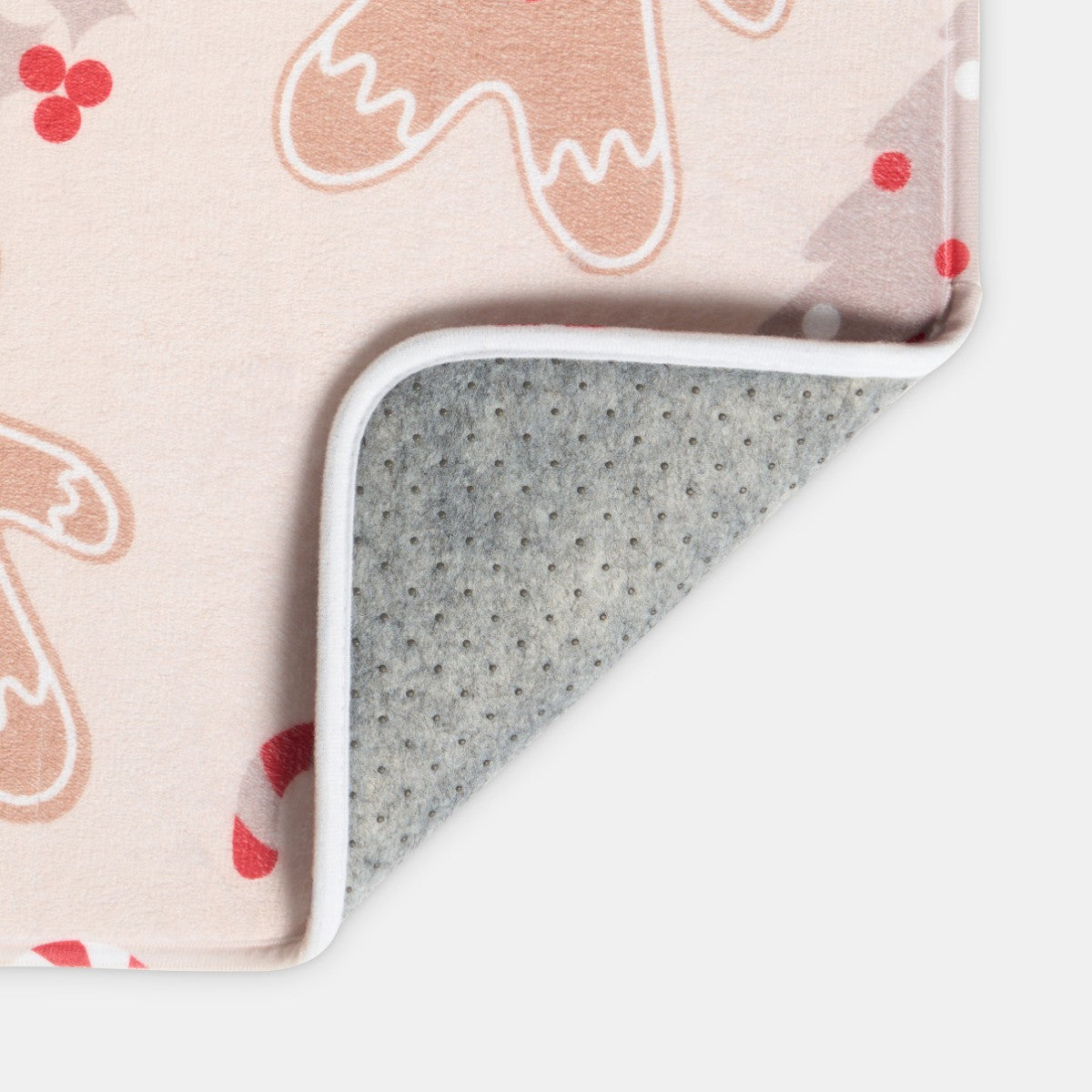 Gingerbread Man Printed Mat - Natural