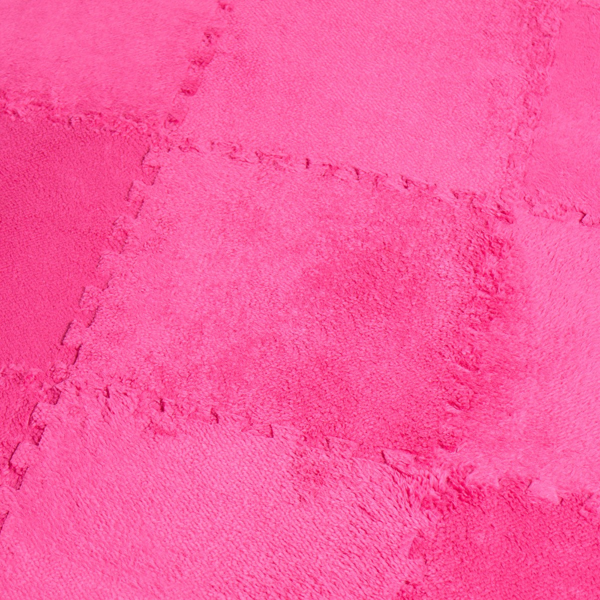 9 Piece Interlocking Teddy Tiles - Hot Pink - Truly Yours