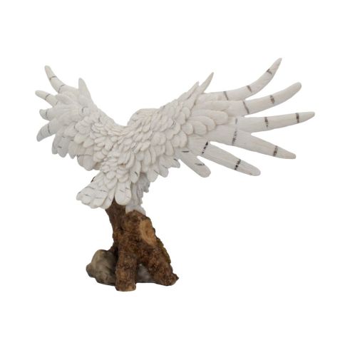 Snowy Rest Beautiful Snowy Owl Figure 38cm Figurine
