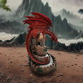 Crimson Keep Red Dragon Backflow Incense Burner 22cm Backflow burner