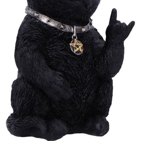Metallicat Black Cat Throwing Rock Hand Sign - Truly Yours