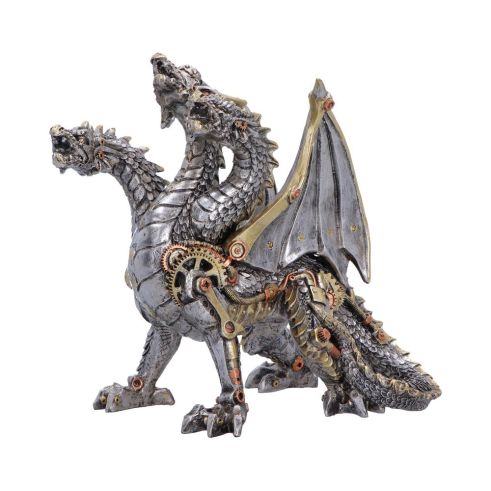 Three Headed Steampunk Dragon 23cm