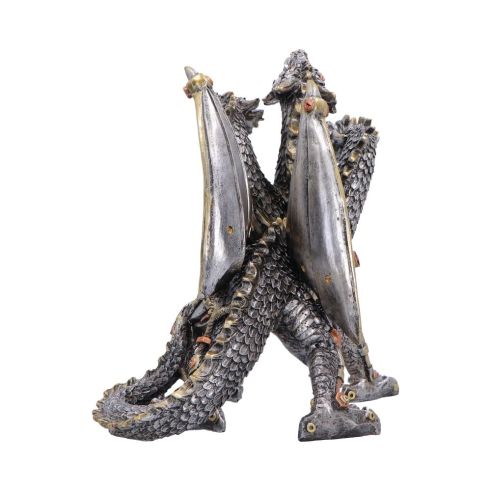 Three Headed Steampunk Dragon 23cm