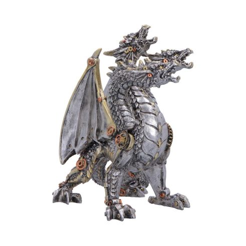 Three Headed Steampunk Dragon 23cm